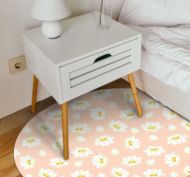 Blooming Flowers floral rug - TenStickers