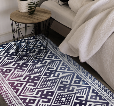 Galaxy  stripes vinyl floor rug - TenStickers
