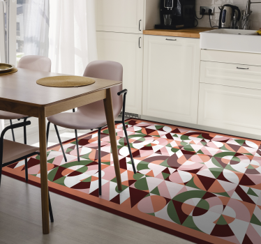 Geometric colourful Print geometric carpets - TenStickers