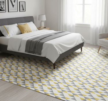 Gray pantone pattern bedroom carpet - TenStickers