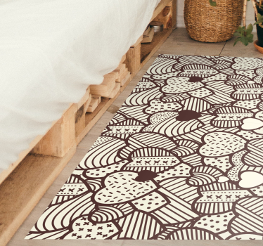 Hearts with texture teenage rugs for bedrooms - TenStickers