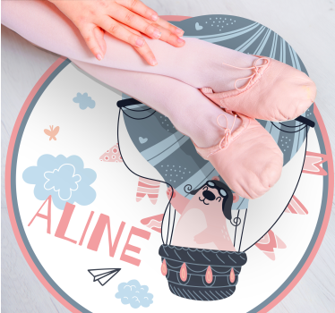 Hot Air Balloon custom floor mat - TenStickers