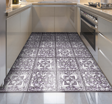 Italian tiles vinyl mat - TenStickers