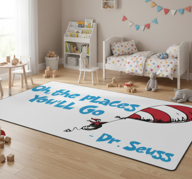 Kids carpet oh the places you'll go dr seuss - TenStickers