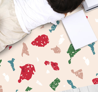 Kids terrazzo kids vinyl carpet - TenStickers