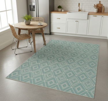 Kitchen vinyl mat art deco geometric design - TenStickers