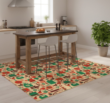 Kitchen vinyl mat for kitchen furniture covers - TenStickers