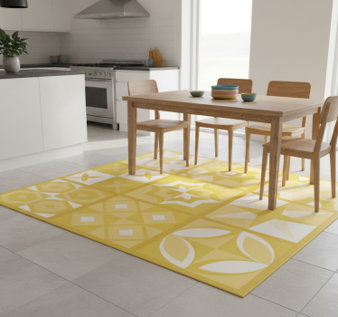 Kitchen vinyl mat in illuminating pantone - TenStickers
