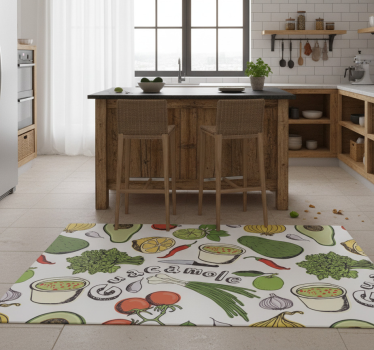 Kitchen vinyl mat mexican fruit decorative design - TenStickers