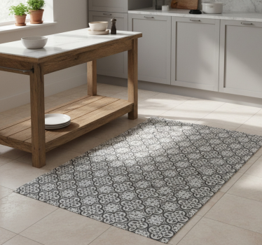 Kitchen vinyl mat moroccan tile design - TenStickers