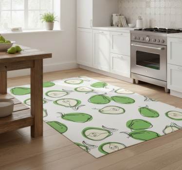 Kitchen vinyl mat pear kitchen stickers tiles - TenStickers