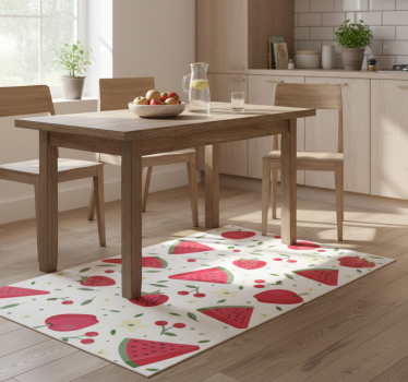 Kitchen vinyl mat with assorted fruit designs - TenStickers