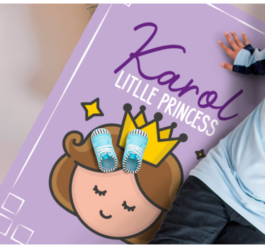 Little Princess Theme custom floor mat - TenStickers