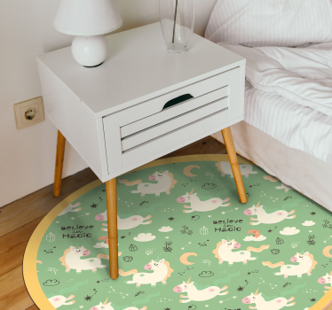 Magical Unicorns kids carpet - TenStickers