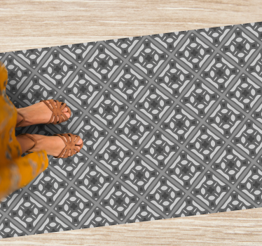 Marble rug with elegant gray design - TenStickers