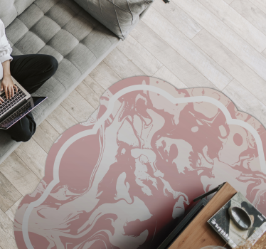 Marbled Swirls texture rug - TenStickers