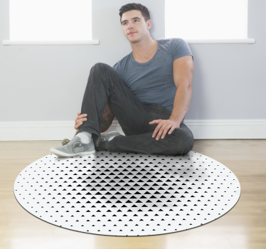 Minimalist vinyl carpet triangles - TenStickers