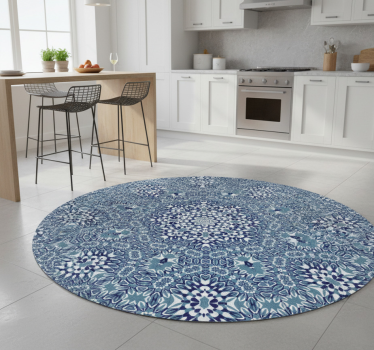 Mosaic mandala kitchen vinyl mat - TenStickers