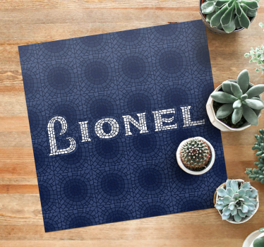 Mosaic spelling mosaic vinyl flooring - TenStickers