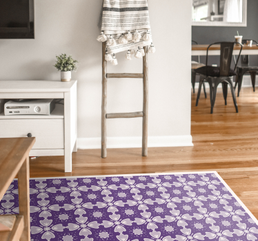 Naturalist area rug mosaic vinyl flooring - TenStickers