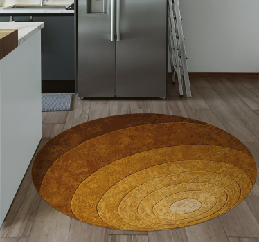 Nature layers wood effect rug - TenStickers