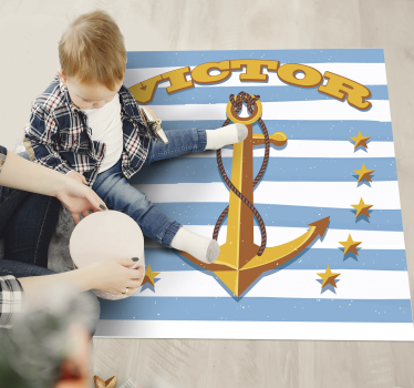 Nautical Customizable custom floor mat - TenStickers