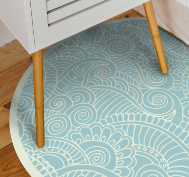 Nautical Mandala mandala mat - TenStickers
