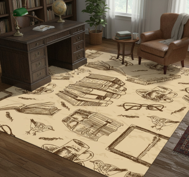 Old library office carpet - TenStickers