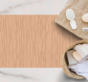Natural Texture wood effect rug - TenStickers