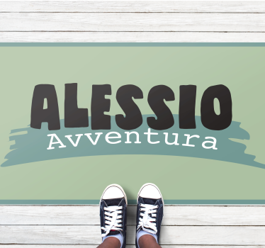 Adventure Style custom floor mat - TenStickers