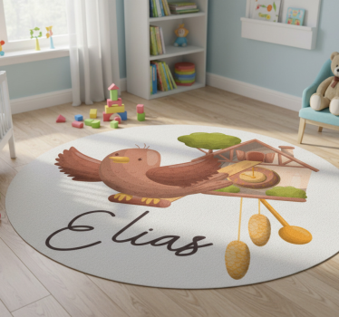 Animal mat customisable cuckoo clock - TenStickers