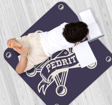 Personalized Emblem custom floor mat - TenStickers