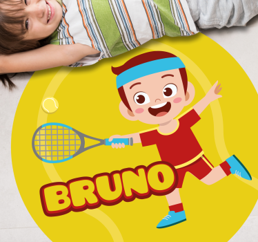 Personalized Sports custom floor mat - TenStickers