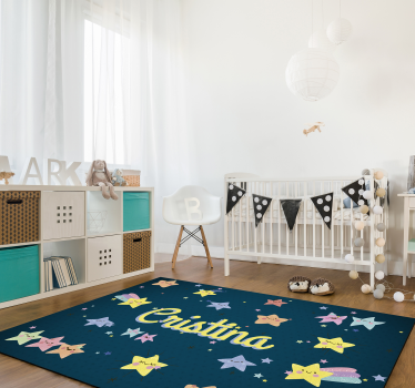 Personalized Starry custom floor mat - TenStickers