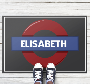 Underground sign custom floor mat - TenStickers