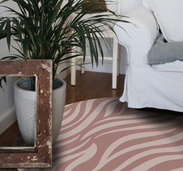 Pink giraffe animal print carpet - TenStickers