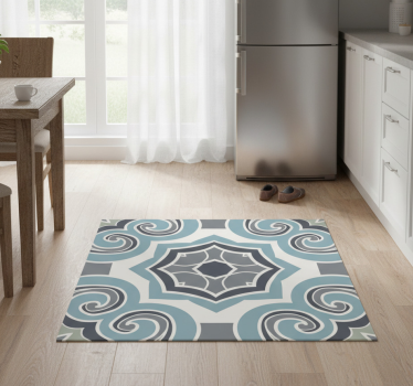 Portuguese style kitchen vinyl mat - TenStickers