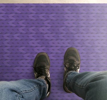 Purple Braided Pattern texture rug - TenStickers