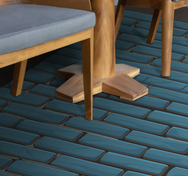 Rectangular  mosaic vinyl flooring - TenStickers