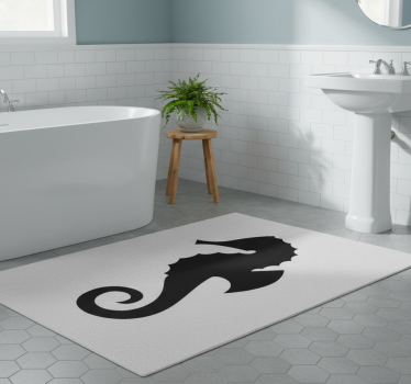 Sea horse pack bathroom mat - TenStickers
