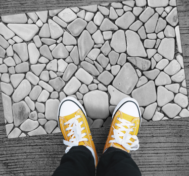Seamless stone texture stone flooring - TenStickers