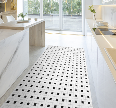 Small Squares tile mat - TenStickers