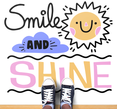 Smile and shine bespoke rugs - TenStickers