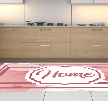 Smoky pink tiles Home kitchen flooring - TenStickers