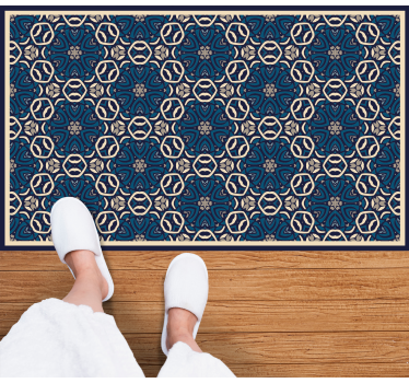 Sophisticated Mosaic Arrangement bedroom carpet - TenStickers
