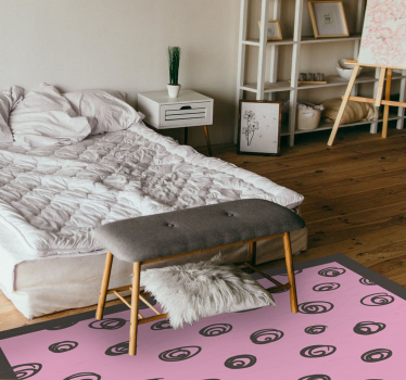 Spiral Pattern Decor bedroom carpet - TenStickers