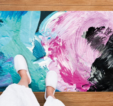Splash of colour texture rug - TenStickers
