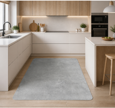 Stone effect kitchen vinyl mat - TenStickers