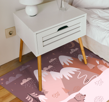 style animals for kids nordic style rugs - TenStickers