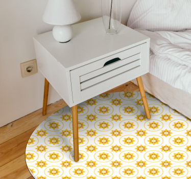 Sun  yellow carpet - TenStickers